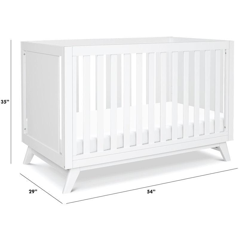 Davinci Otto Pine Wood 3 - in - 1 Convertible Crib in White - Product image 7