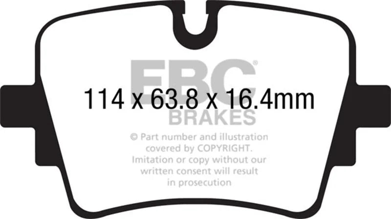 EBC - Rear Redstuff Pad PN DP32192C