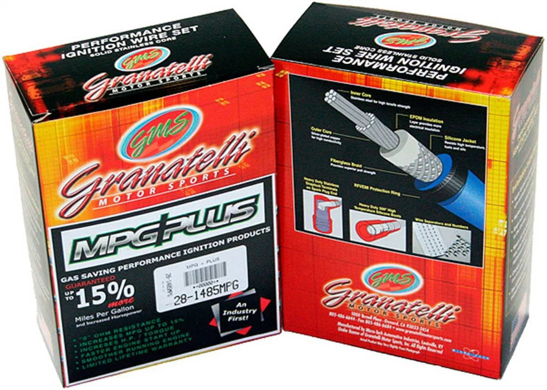 Granatelli Ignition Wires And Coil On/Near Plug Connectors; Jeep/Dodge/Chrysler/MOPAR 28-1801S-R