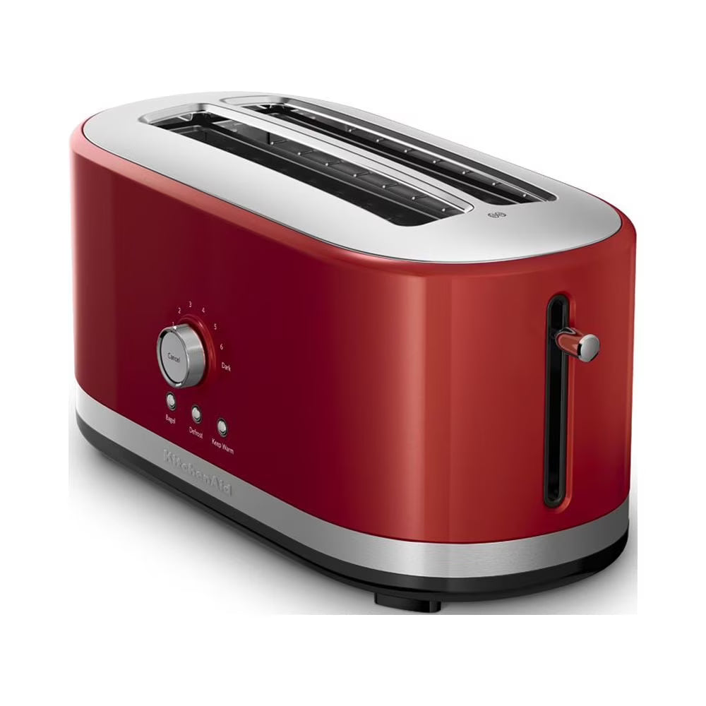 Kitchenaid 4 - Slice Toaster, Empire Red with High Lift Lever, 7 Shade Settings - Product image 1
