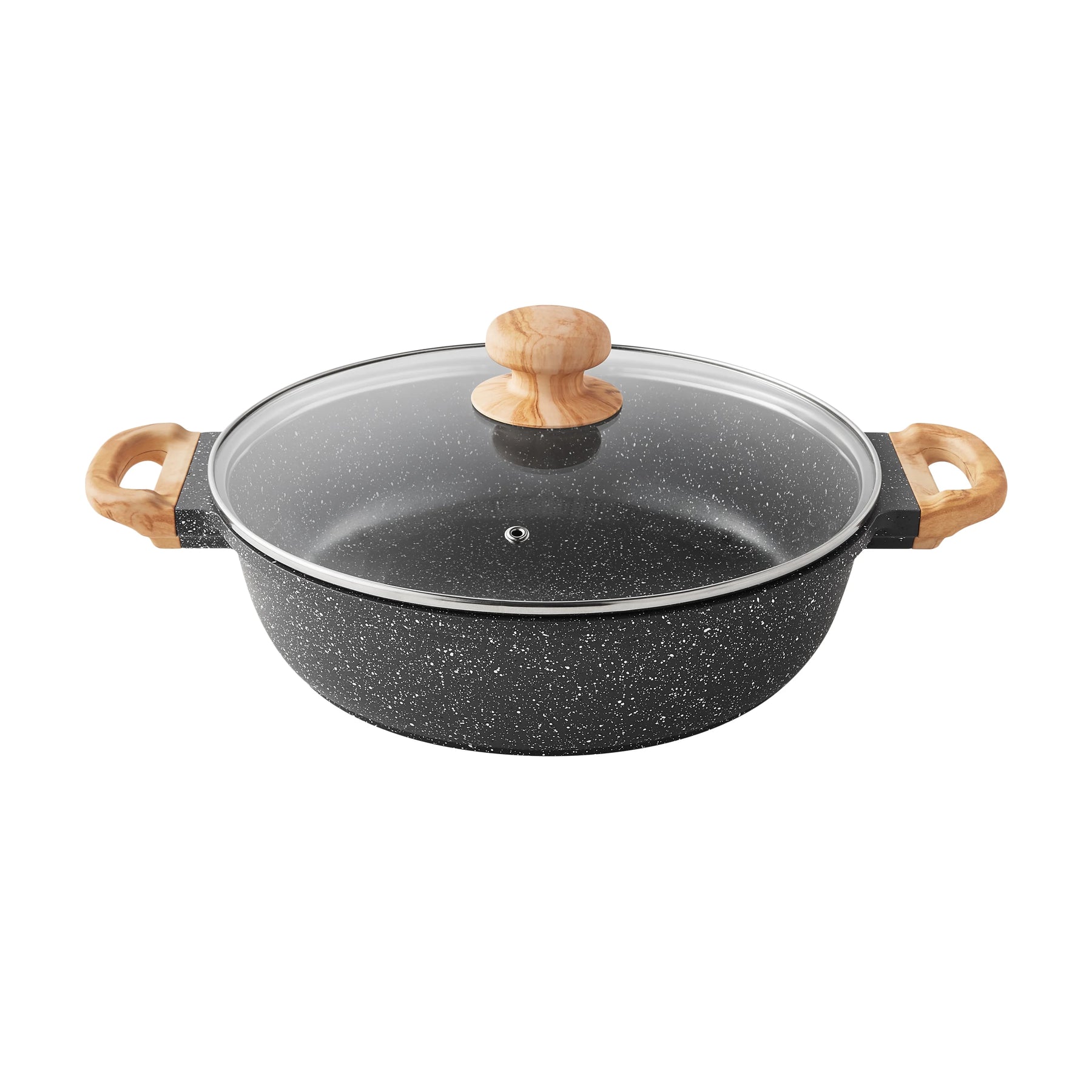 The Pioneer Woman Prairie Signature 14 - Piece Cast Aluminum Cookware Set, Brown Speckle - Product image 17