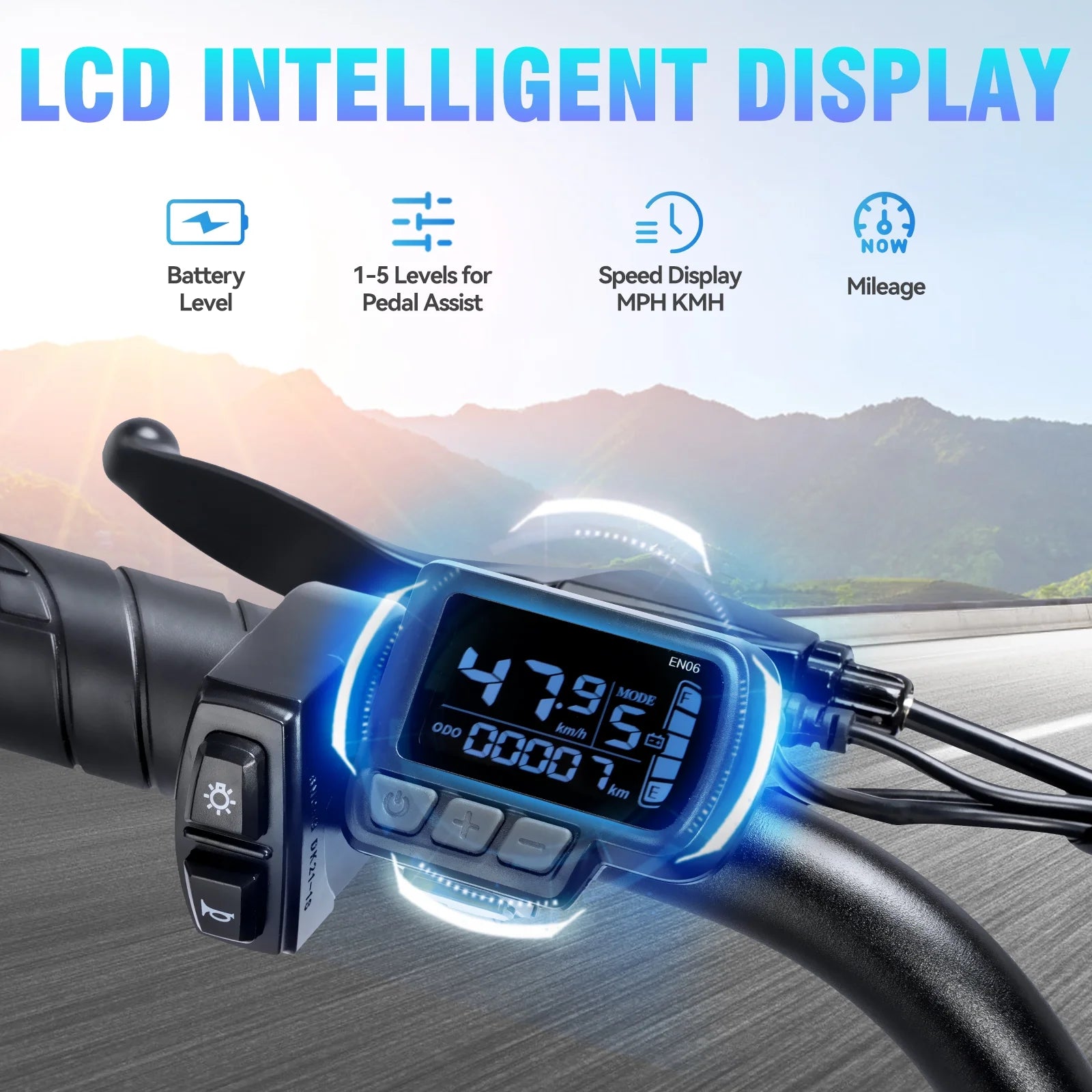YVY 1500W Electric Bike for Adults, 33MPH 20'' Fat Tire Electric Motorcycle, 48V 20AH Removable Battery - Product image 15