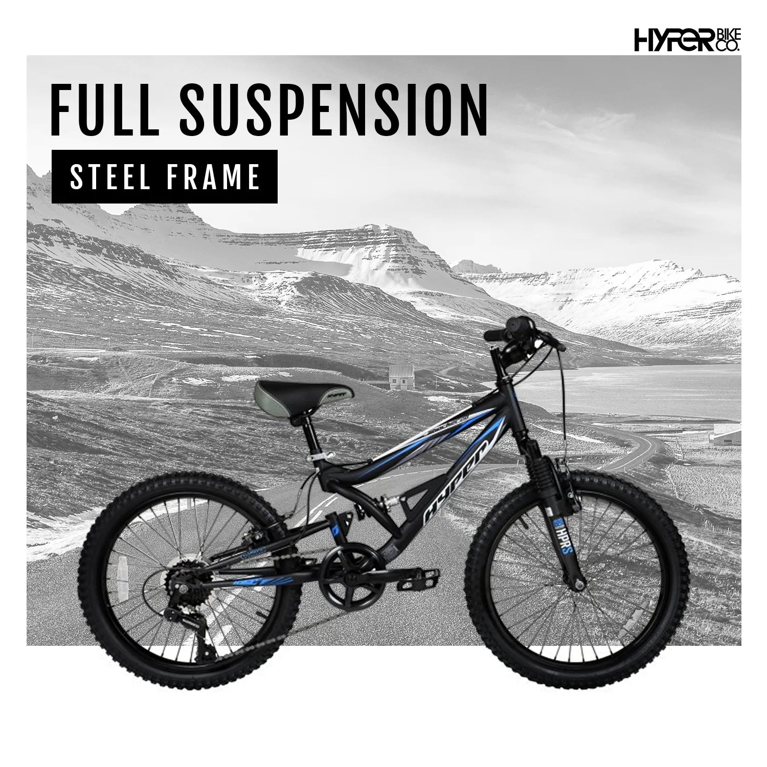 Bicycles 20" Boys Shocker Mountain Bike, Kids, Black - Product image 2