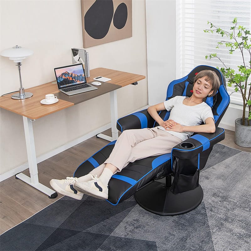 Ergonomic Gaming Recliner Chair with Massage, Retractable Footrest & Cup Holder - Product image 20