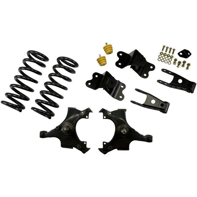 BELLTECH 969 LOWERING KITS Front And Rear Complete Kit W/O Shocks 1988-1991 Chevrolet Silverado/Sierra C1500 (Std Cab) 3 in. F/4 in. R drop W/O Shocks