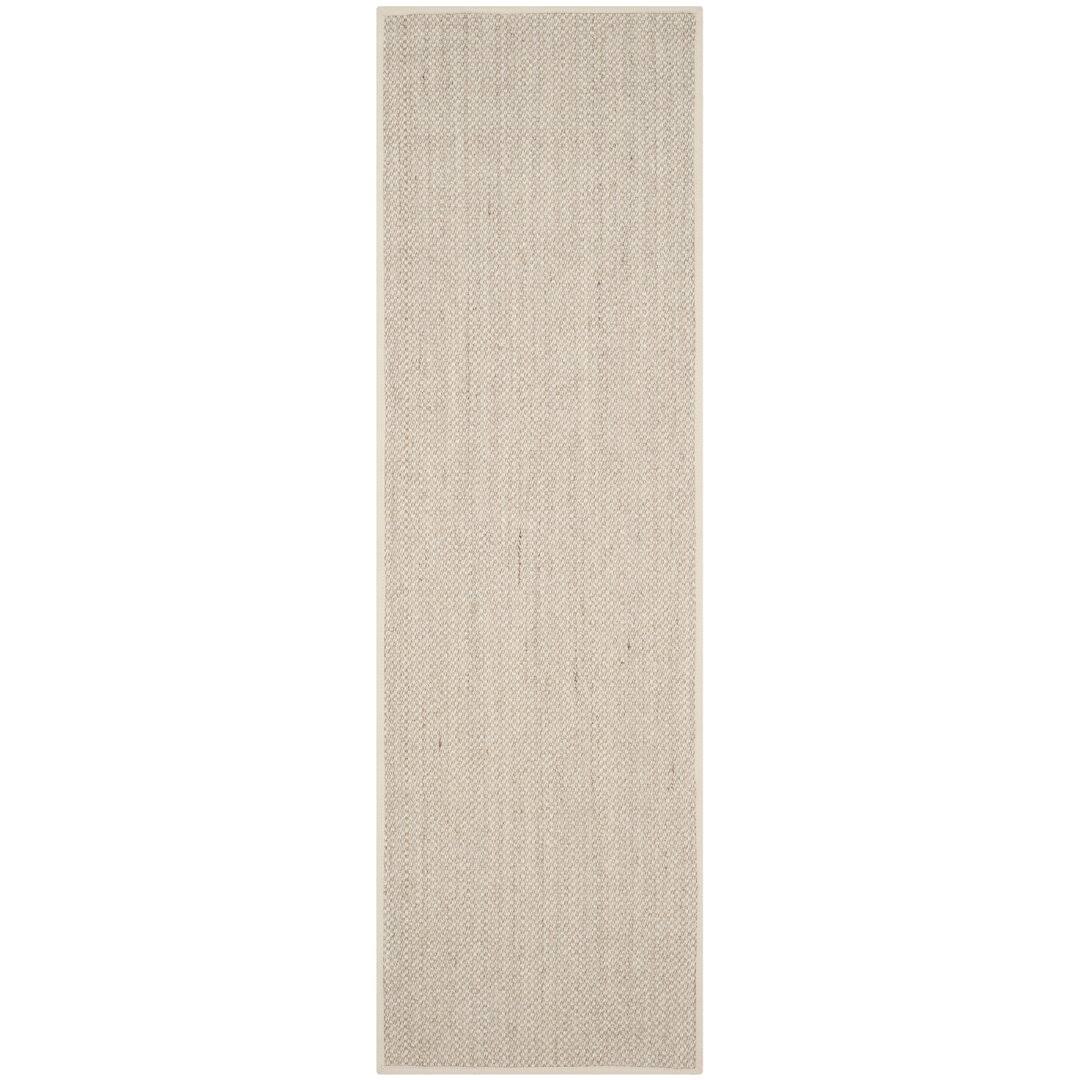 Tallowick Sisal Marble/Beige Area Rug Beachcrest Home Rug Size: Runner 2'6" x 8' - Product image 1