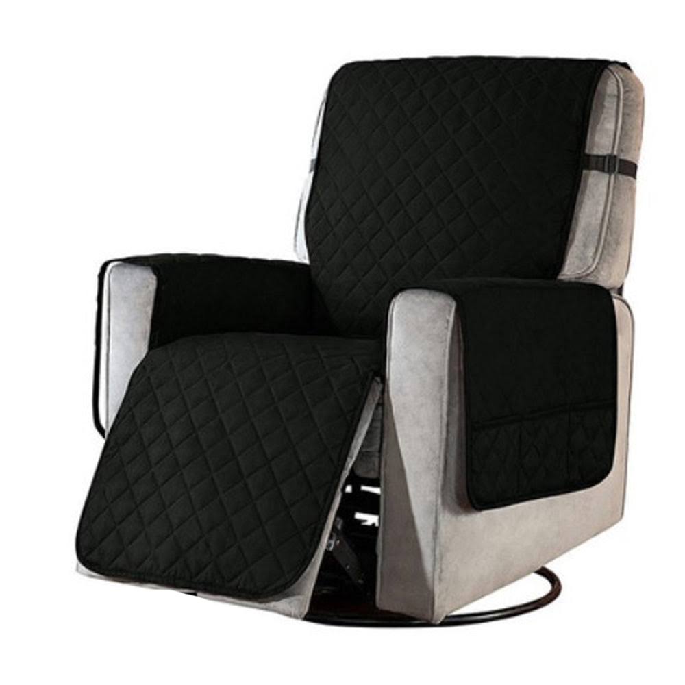 Waterproof Recliner Chair Cover with Non Slip Strap Black / S - Product image 1