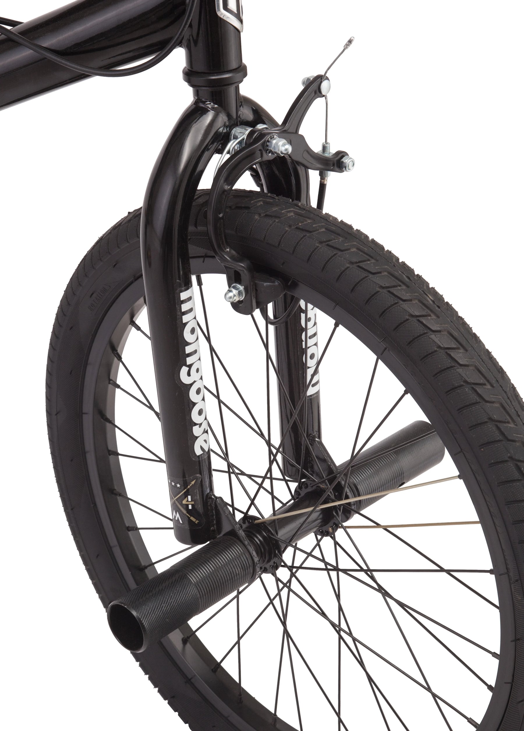 BRAWLER Boys' Freestyle BMX Bike, 20" Wheels, Black - Product image 2