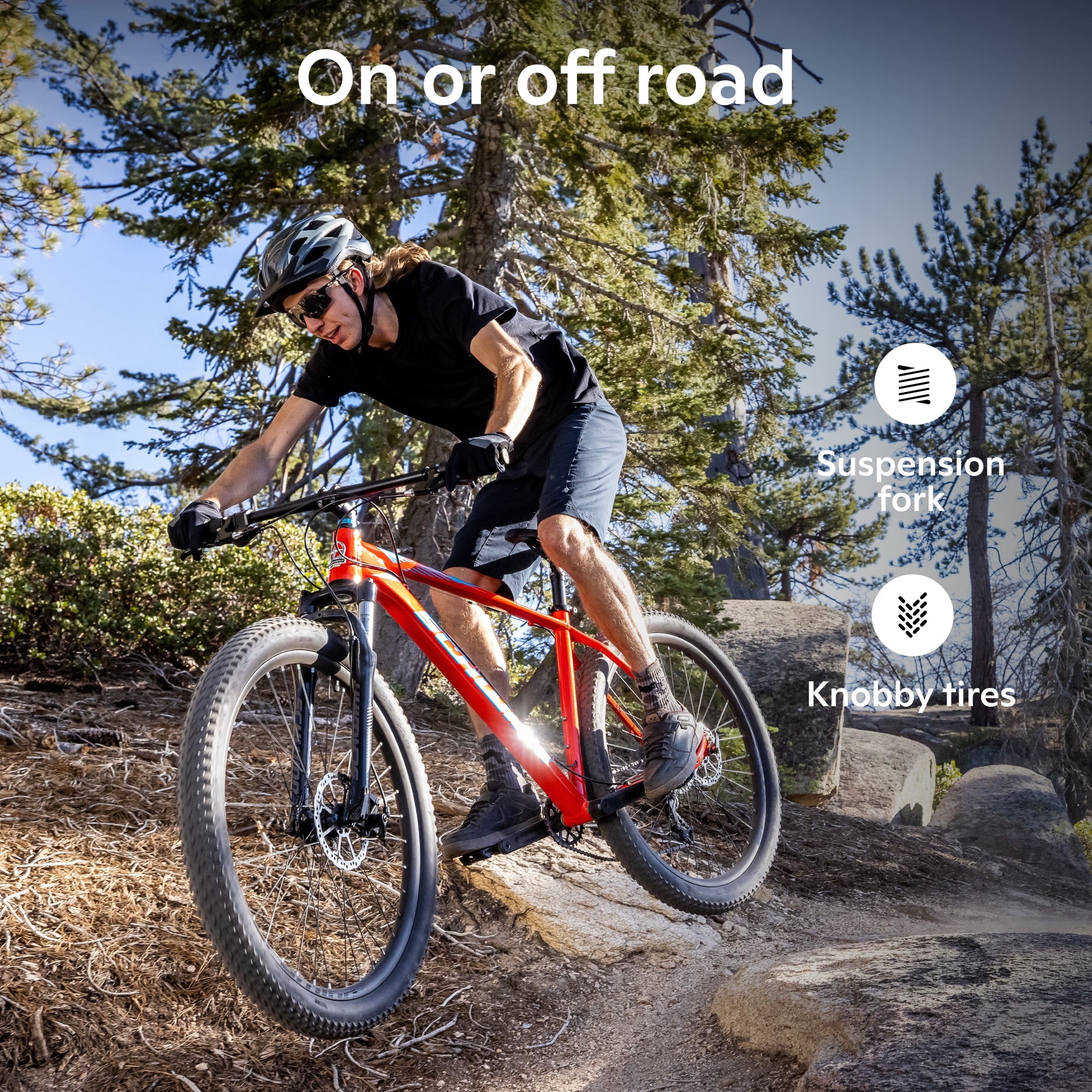 29 - In. Axum DP Mens Mountain Bike, Red, 19 - In. Frame - Product image 2