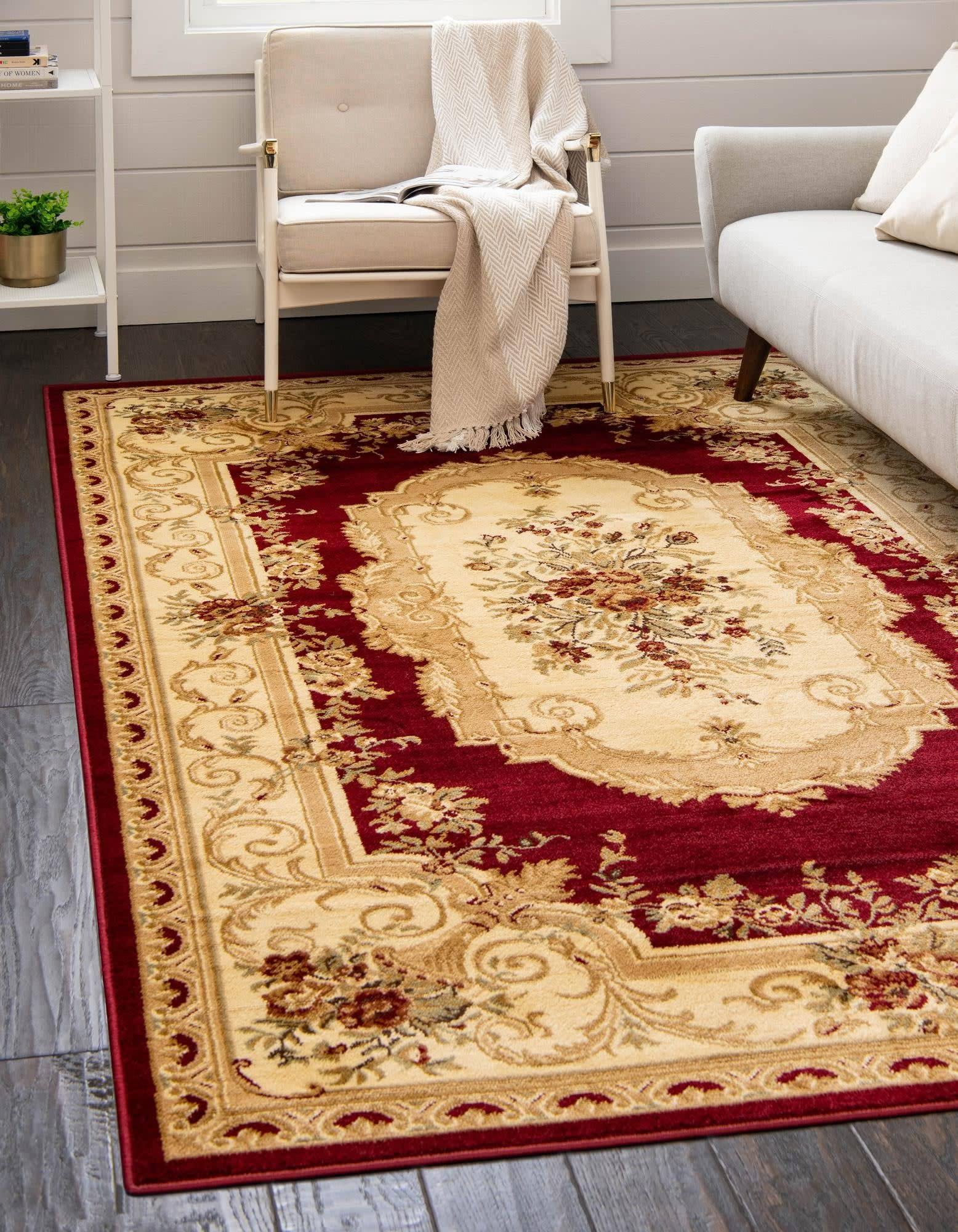 Unique Loom Henry Versailles Area Rug - 5' x 8' Red - Product image 1