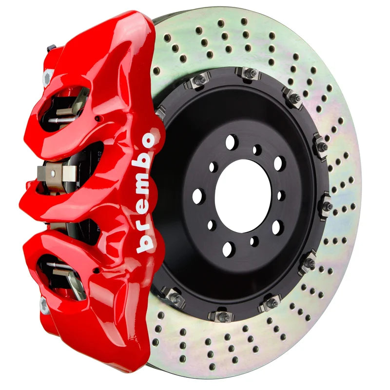 Brembo GT Systems 405x34 2-Piece 6 Piston Red Drilled Front