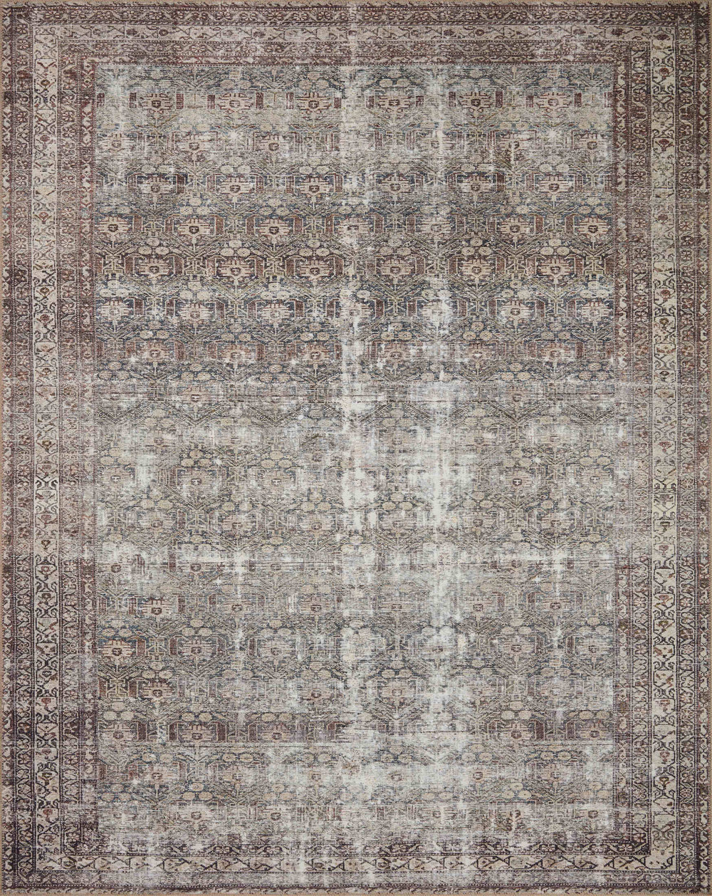 Amber Lewis x Loloi 10'0" 14'0" Moss/Bark Large Georgie GER-10 Area Rug