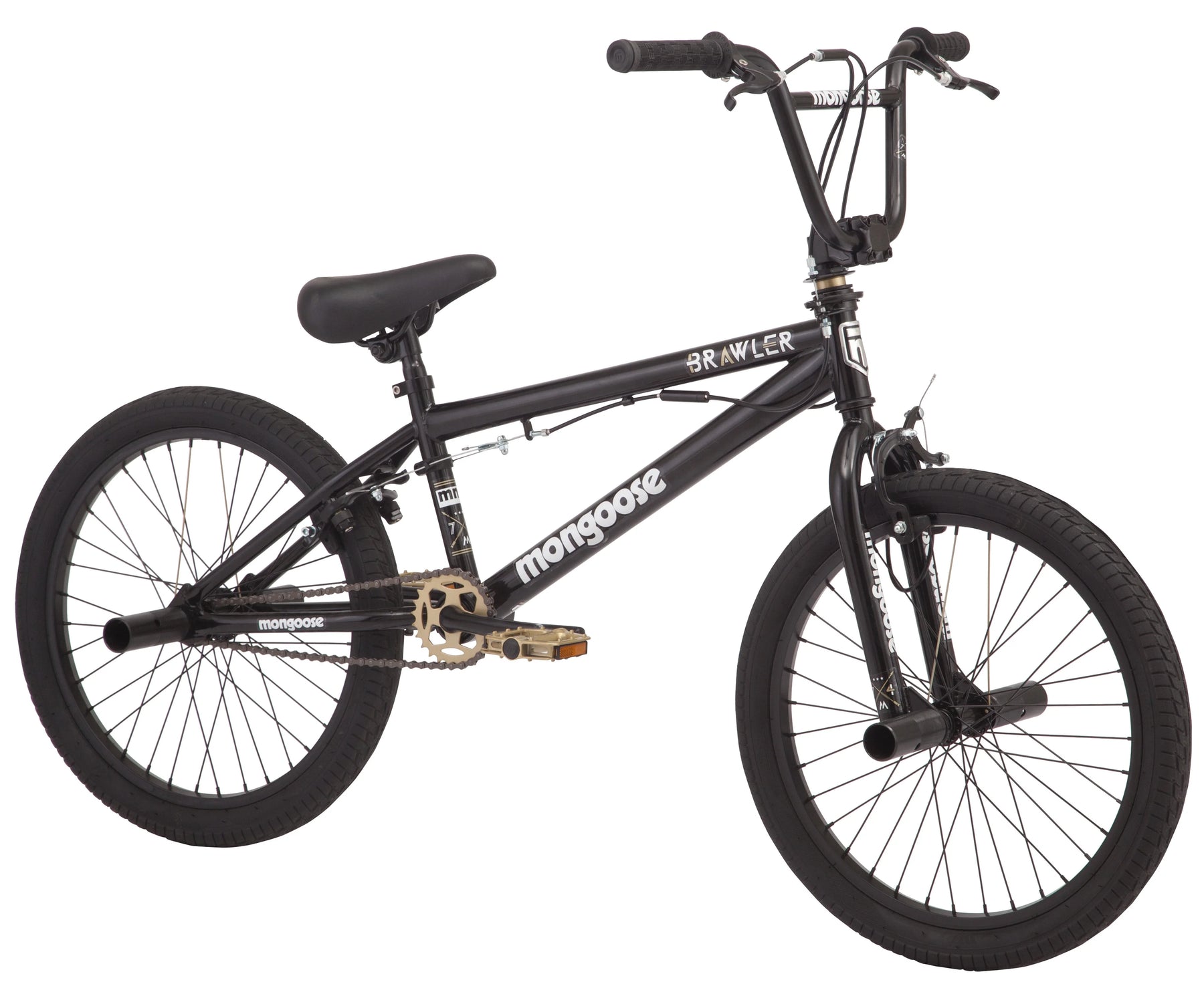 BRAWLER Boys' Freestyle BMX Bike, 20" Wheels, Black - Product image 7