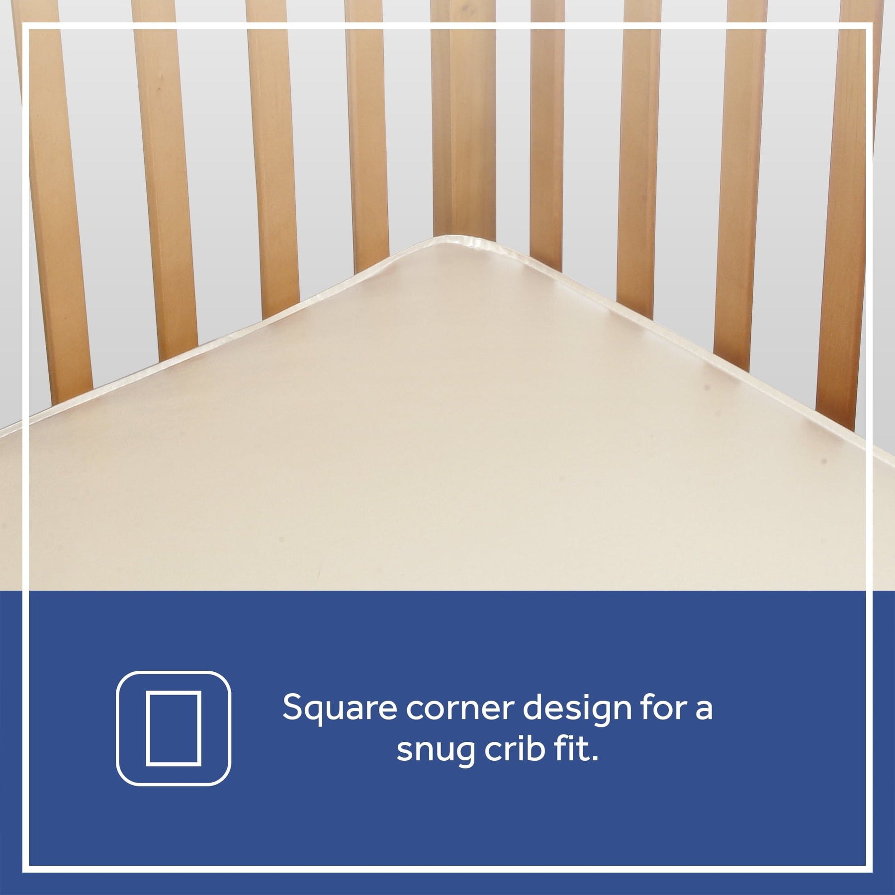 Serene Duo-Sleek Crib Mattress. 2-Stage Foam Baby Mattress. Toddler Mattress. Waterproof