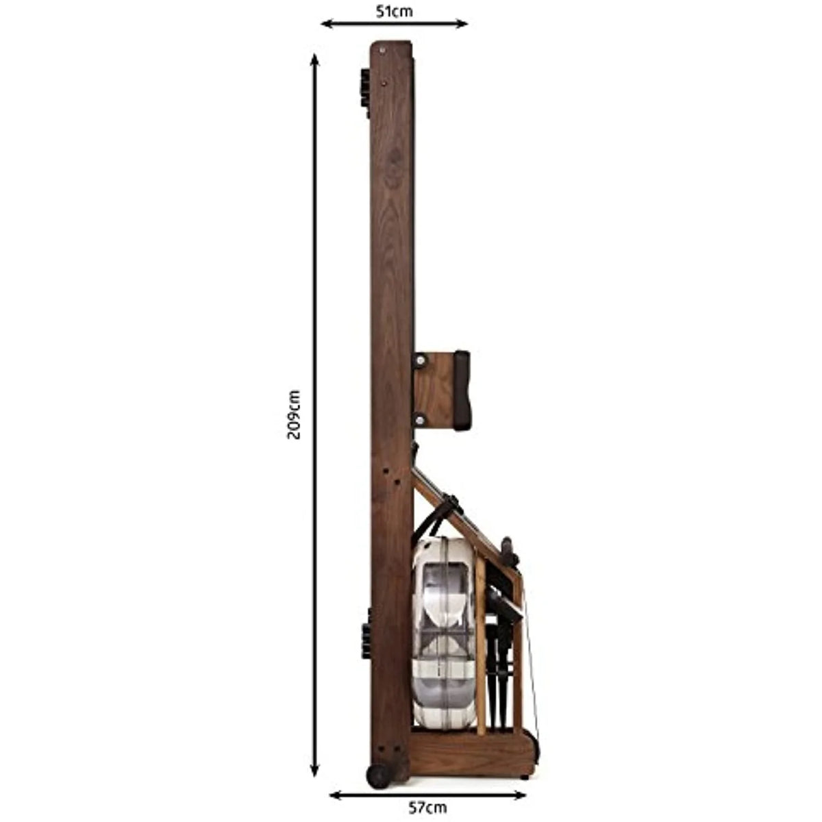 Waterrower Classic Exercise Rowing Machine in Black Walnut with S4 Monitor - Product image 2
