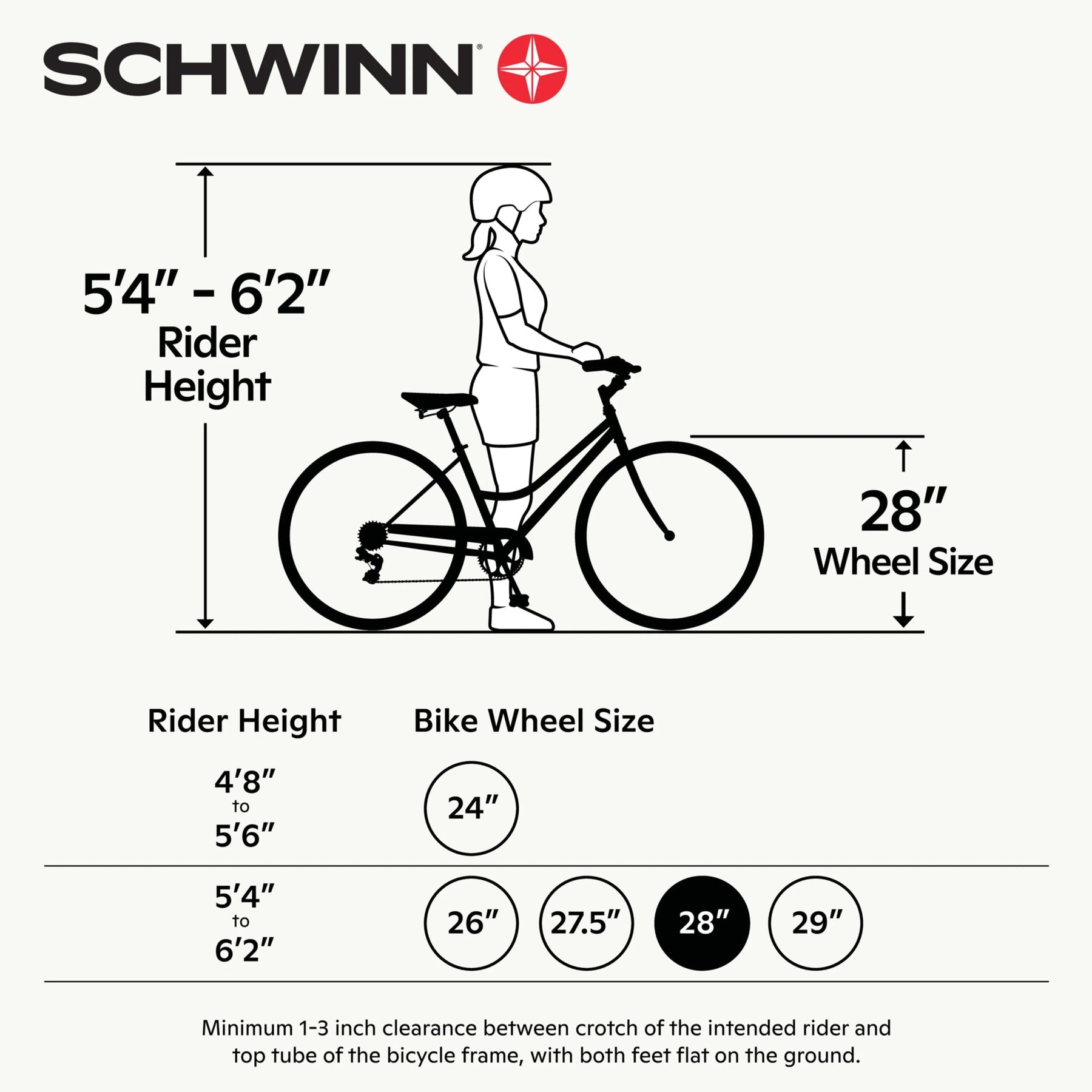 Schwinn Admiral 700c Adult Hybrid Bike, 7 Speed Womens Bike, Cream - Product image 8