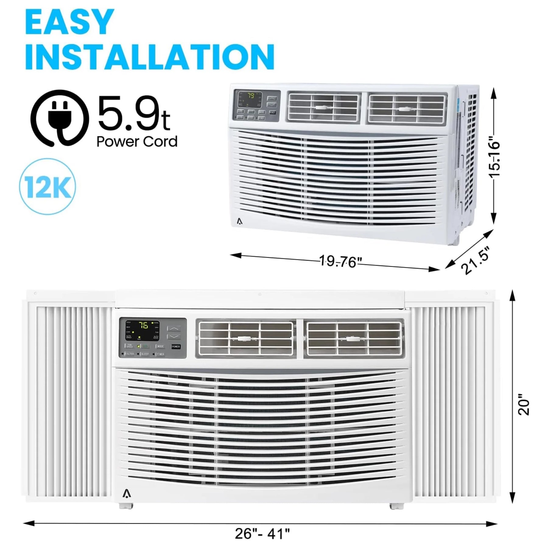 Garvee 5000 BTU Window Air Conditioner, Fast Cooling for Rooms up to 150 Sq. Ft - Product image 23