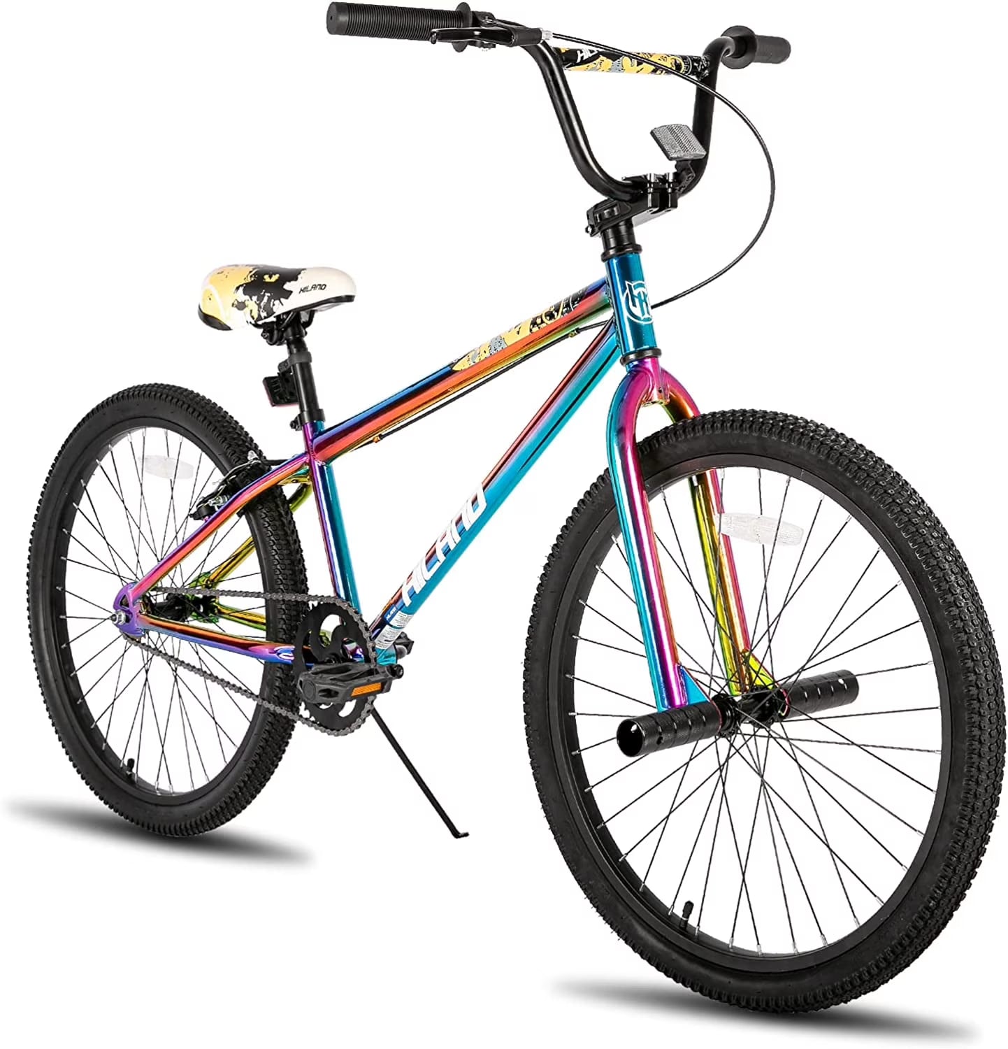 Hiland BMX BIKE 24 & 26 in, Beginner - Level to Advanced Riders with 2 Pegs for Adults, Multiple Colors - Product image 1