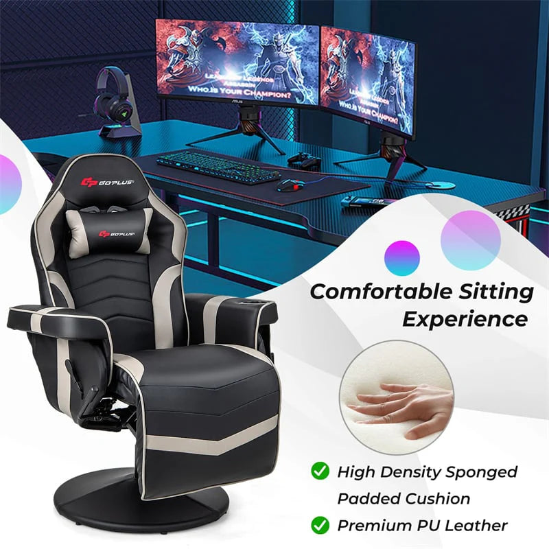 Ergonomic Gaming Recliner Chair with Massage, Retractable Footrest & Cup Holder - Product image 17