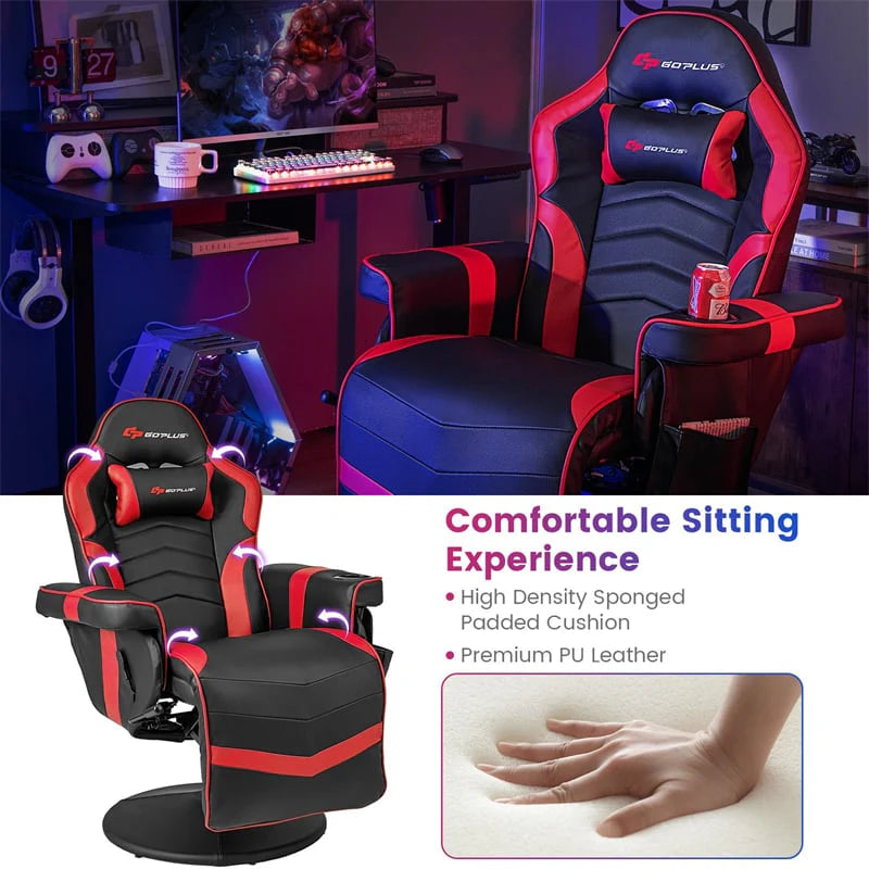 Ergonomic Gaming Recliner Chair with Massage, Retractable Footrest & Cup Holder - Product image 35