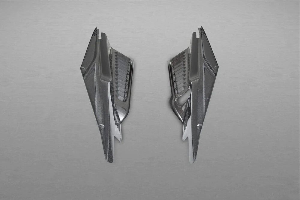 Ferrari 458 Italia/Speciale Carbon Side Engine Compartment Covers (Matte)