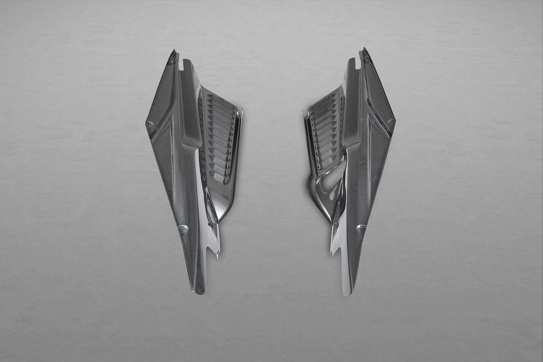 Ferrari 458 Italia/Speciale Carbon Side Engine Compartment Covers (Matte)