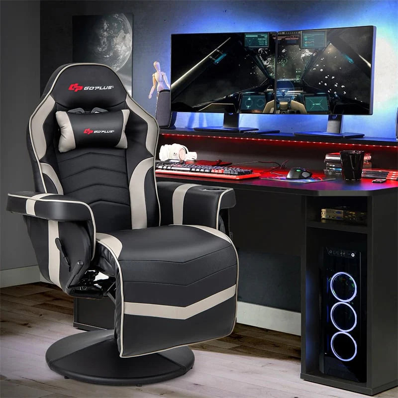 Ergonomic Gaming Recliner Chair with Massage, Retractable Footrest & Cup Holder - Product image 18