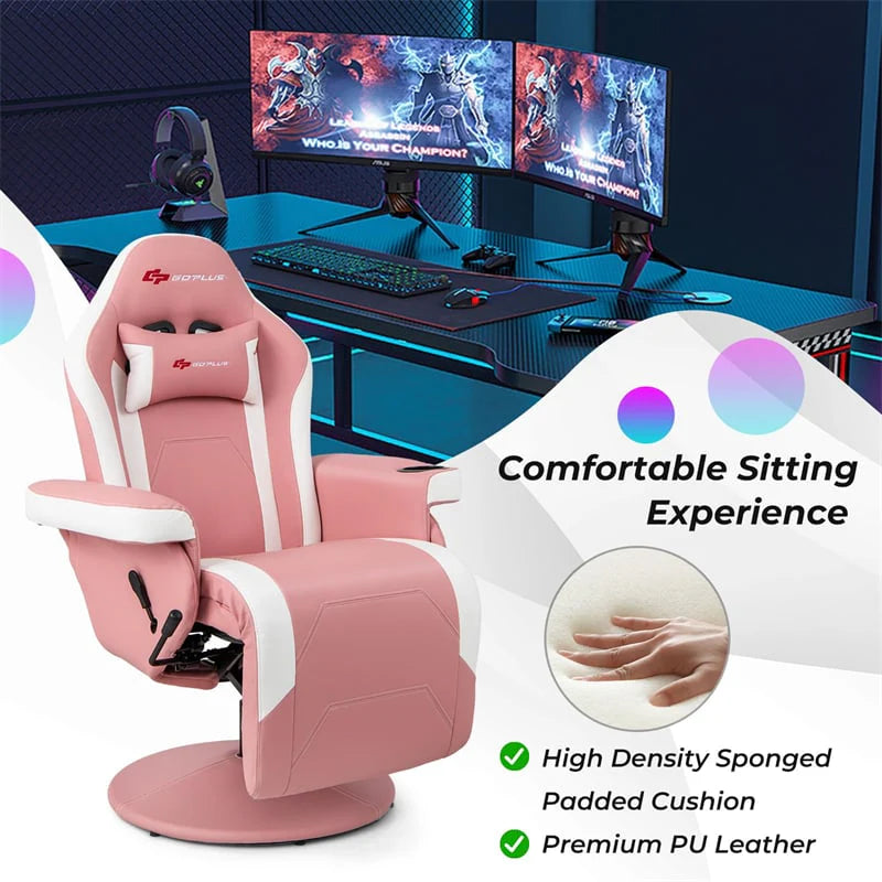 Ergonomic Gaming Recliner Chair with Massage, Retractable Footrest & Cup Holder - Product image 44