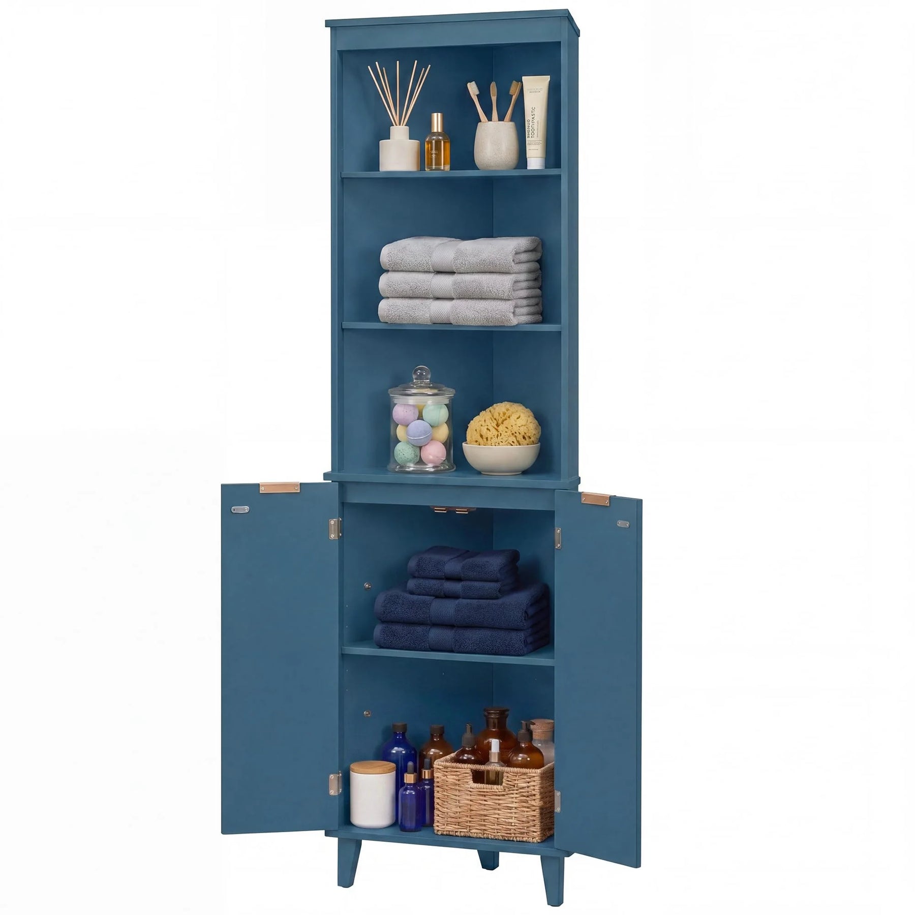 Tangkula Corner Bathroom Floor Cabinet - Product image 10