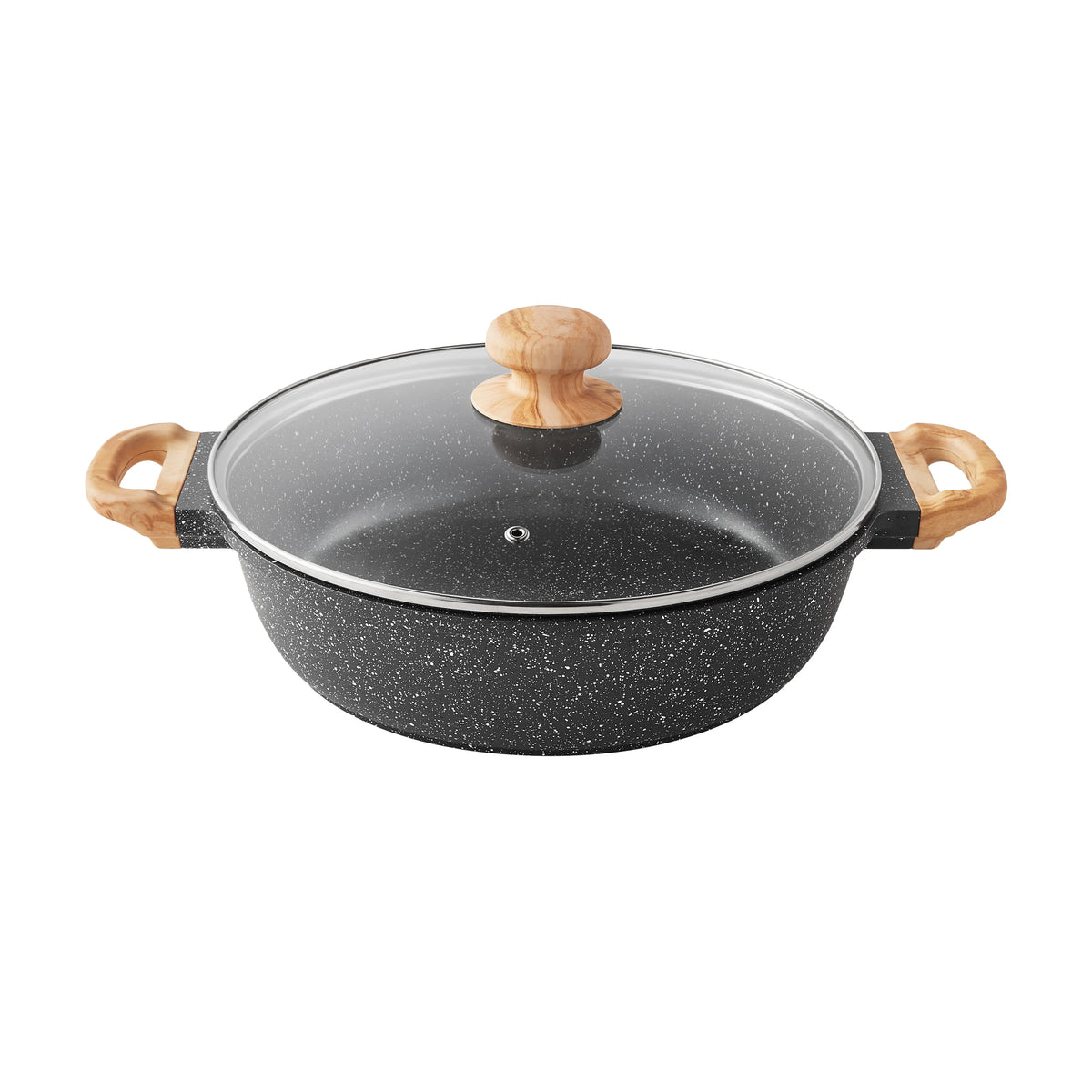 The Pioneer Woman Prairie Signature 14 - Piece Cast Aluminum Cookware Set, Brown Speckle - Product image 17