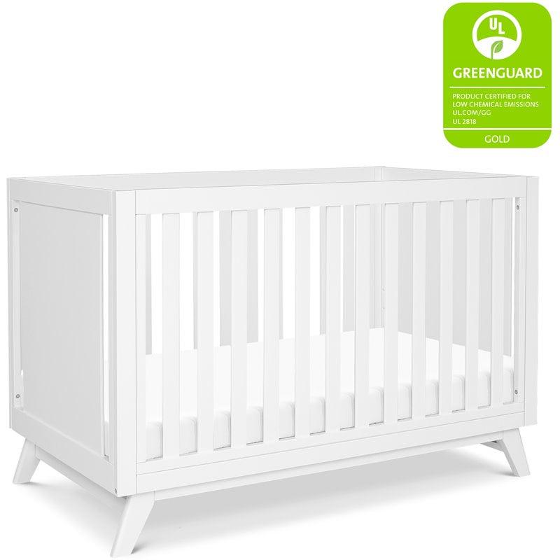 Davinci Otto Pine Wood 3 - in - 1 Convertible Crib in White - Product image 2