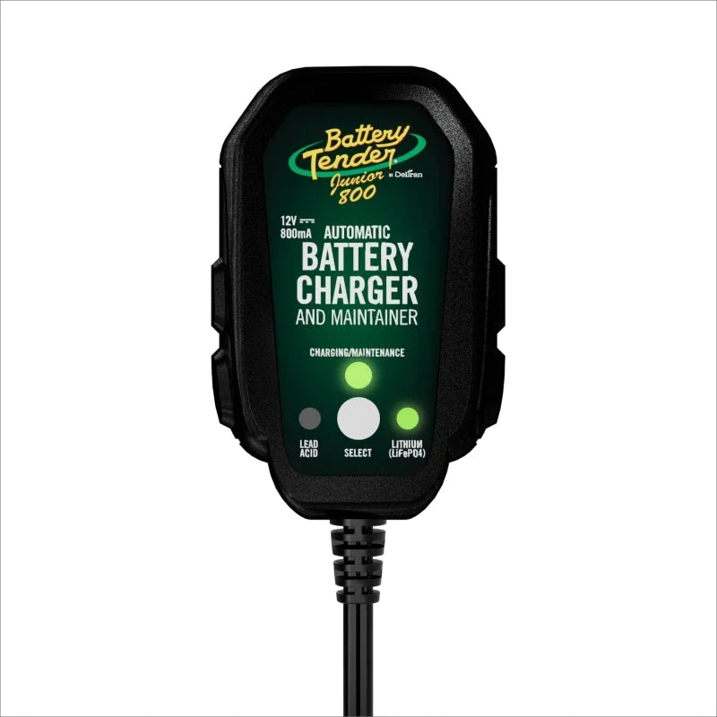 Battery Tender 12V 800mA Selectable Lead Acid/Lithium Battery Charger