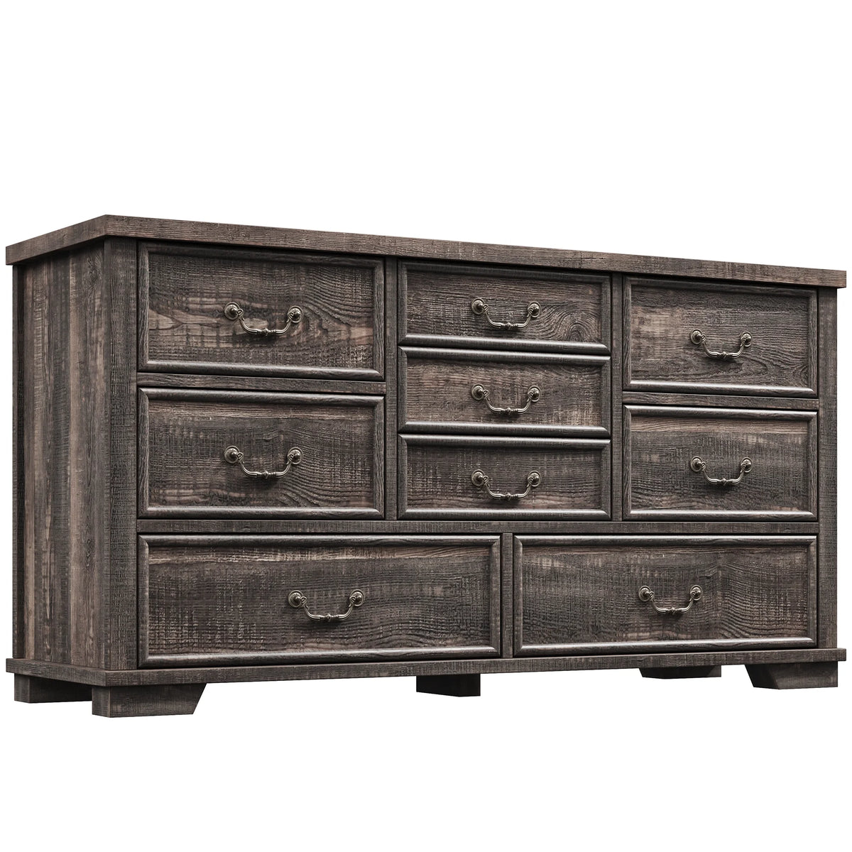Enhomee Wood Dressers for Bedroom with 9 Drawers White Dresser Chest of Drawers for Living Room - Product image 29
