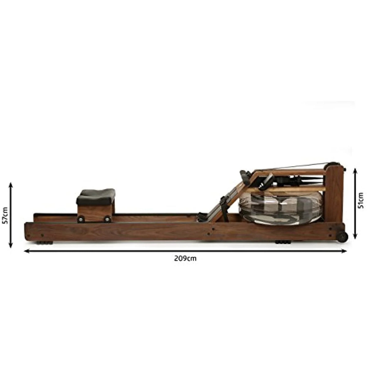 Waterrower Classic Exercise Rowing Machine in Black Walnut with S4 Monitor - Product image 4