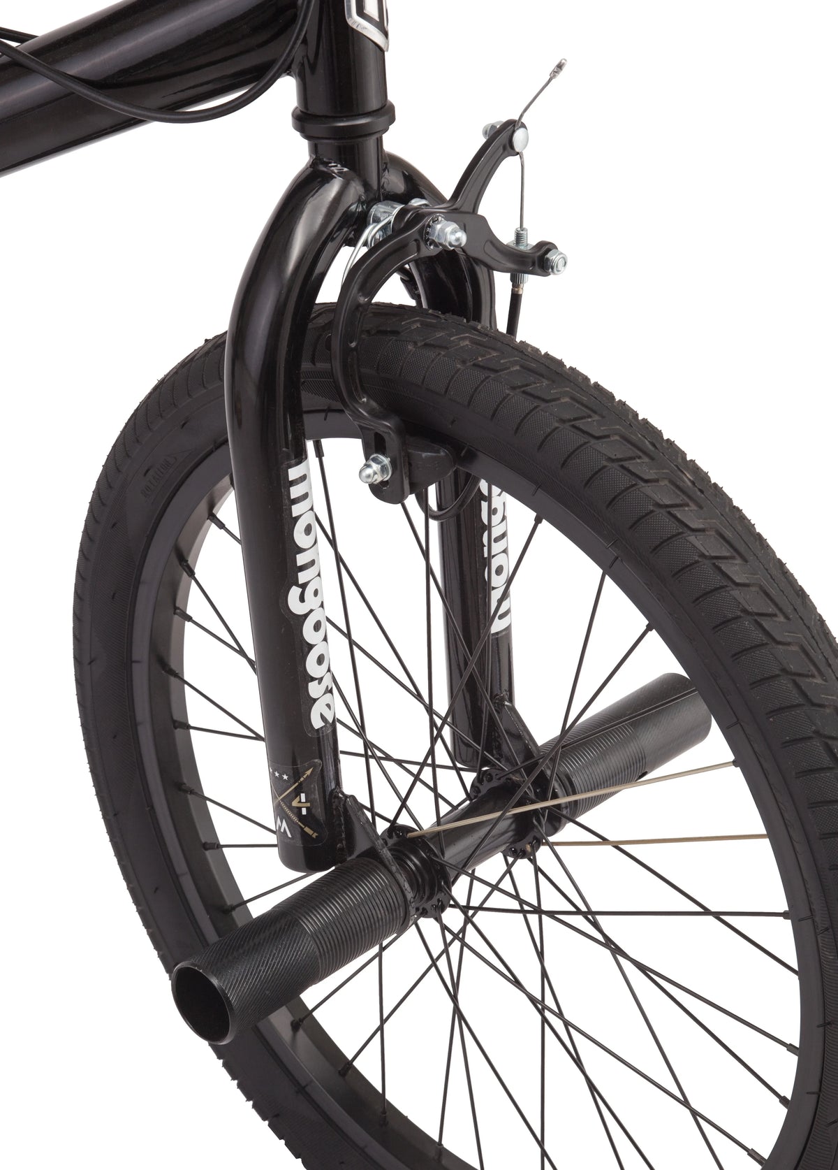 BRAWLER Boys' Freestyle BMX Bike, 20" Wheels, Black - Product image 2