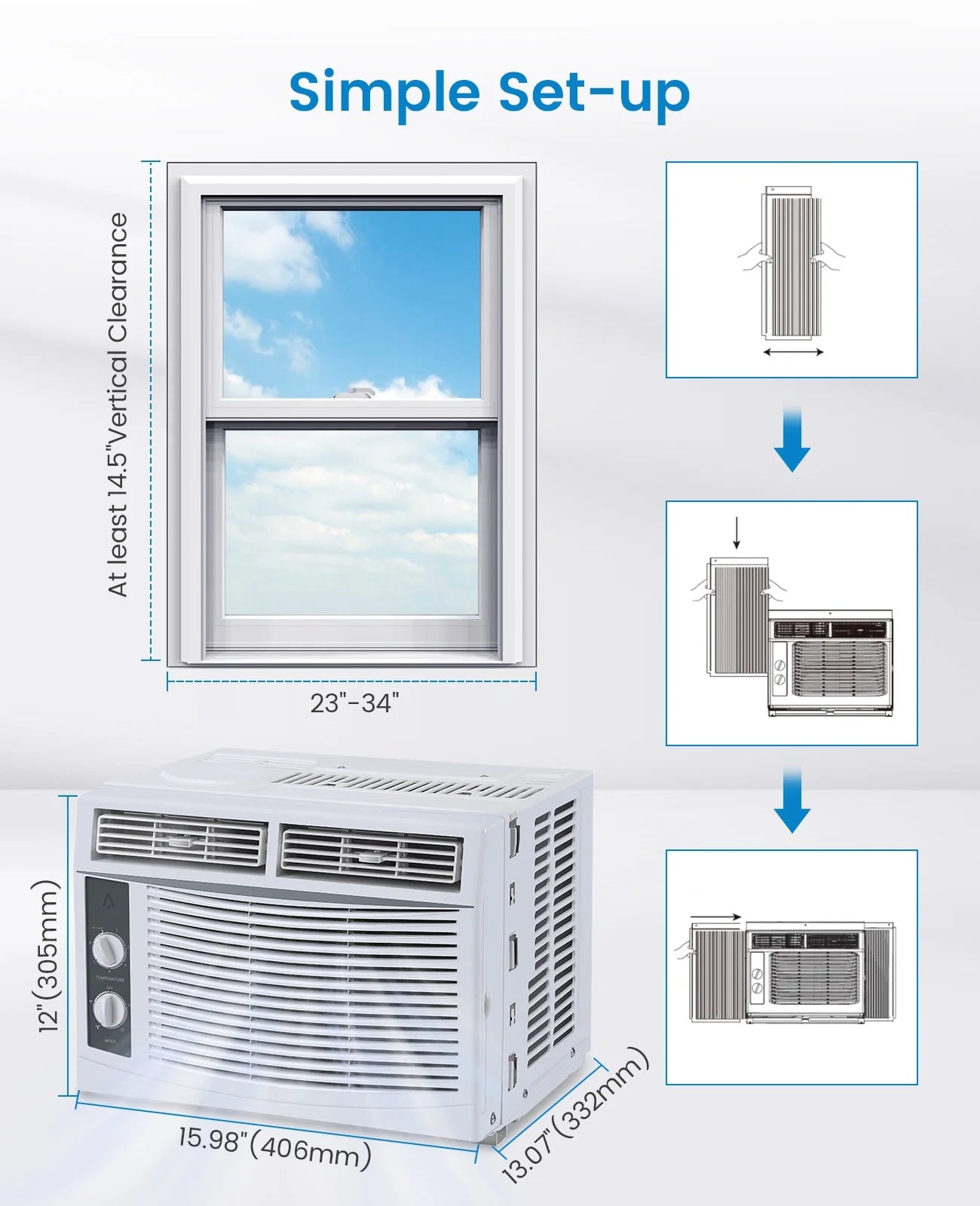 Garvee 5000 BTU Window Air Conditioner, Fast Cooling for Rooms up to 150 Sq. Ft - Product image 13