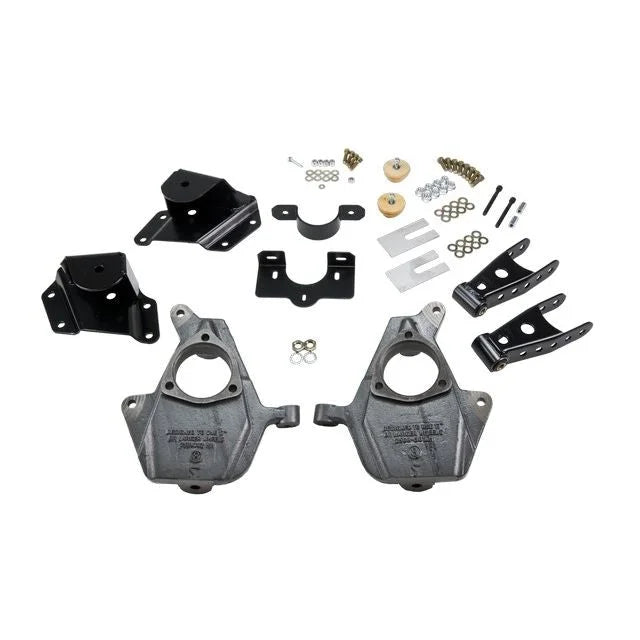 BELLTECH 660 LOWERING KITS Front And Rear Complete Kit W/O Shocks 1999-2000 Chevrolet Silverado/Sierra (Ext Cab) 2 in. F/4 in