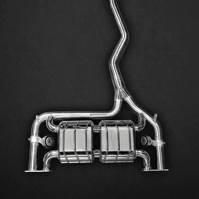 BMW 428i Valved Exhaust System with Mid-Silencer, Skirt, and CES-3 Controller
