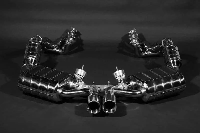 Porsche 987 Cayman MK1 (Before 2009) Complete Racing Valve Exhaust, Header with 200 Cell Sport Cat (with CES-3 Remote)