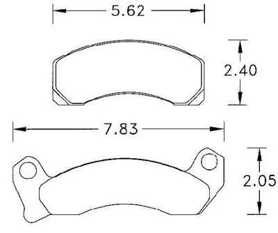 Hawk Performance HB263 Series Brake Pad