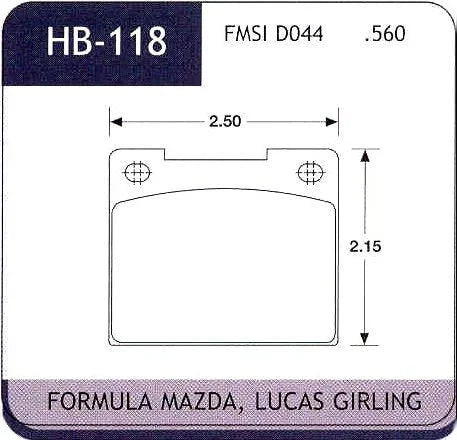 Hawk HPS R-Type Brake Pads