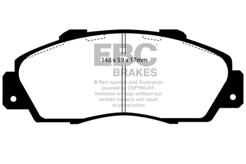 EBC - Front Greenstuff Pad PN DP2872