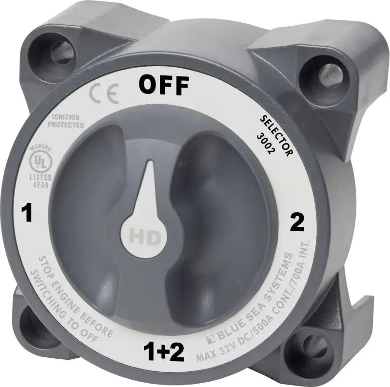 Blue Sea 3002BSS Switch Battery Hd Selecto