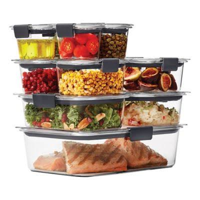 Rubbermaid Brilliance 22-Piece Food Storage Container Set, Clear - Product image 1