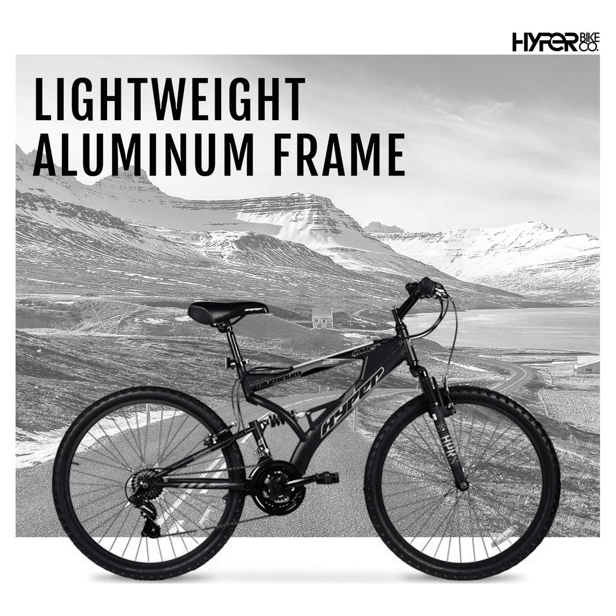 26" Hyper Bicycle Havoc Mountain Bike, 26" Wheels, Adults Ages 14+ Years, Black - Product image 2