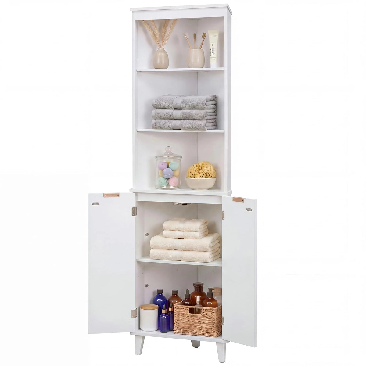 Tangkula Corner Bathroom Floor Cabinet - Product image 1