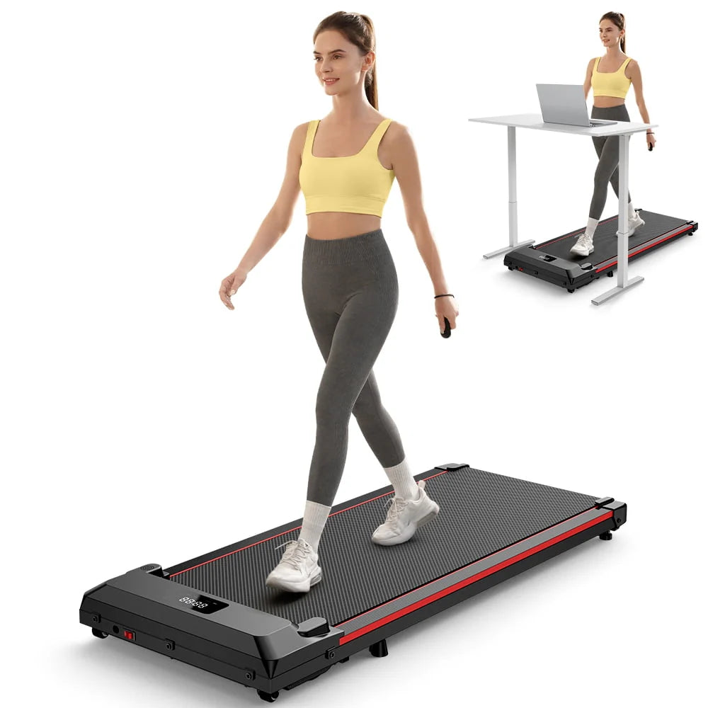 Walking Pad 2 in 1 Under Desk Treadmill with Remote Control Mini Portable Treadmill for Home Office - Product image 1