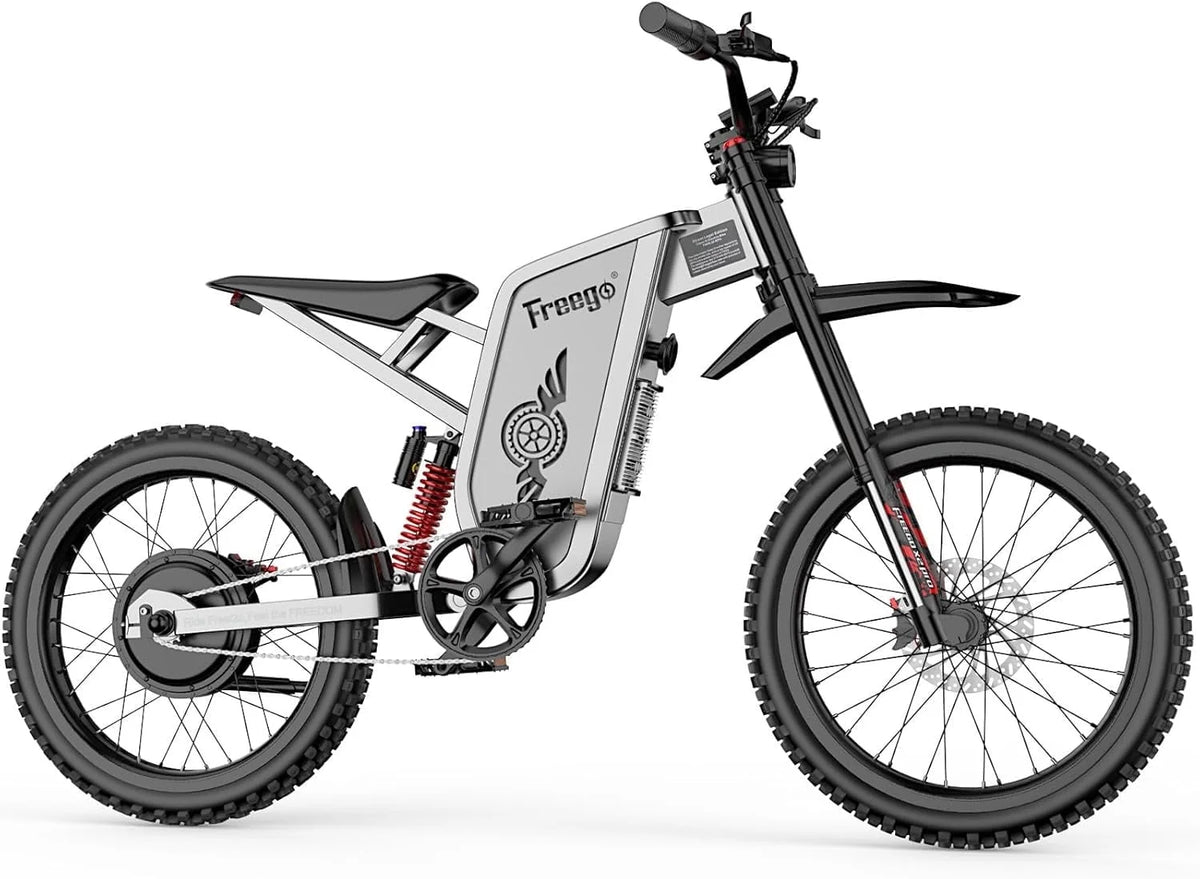 50MPH Freego X2pro Electric Motorcycle for Adults 6000W(Peak) Motor 60V 30ah Battery Electric Bicycle Full - Product image 8