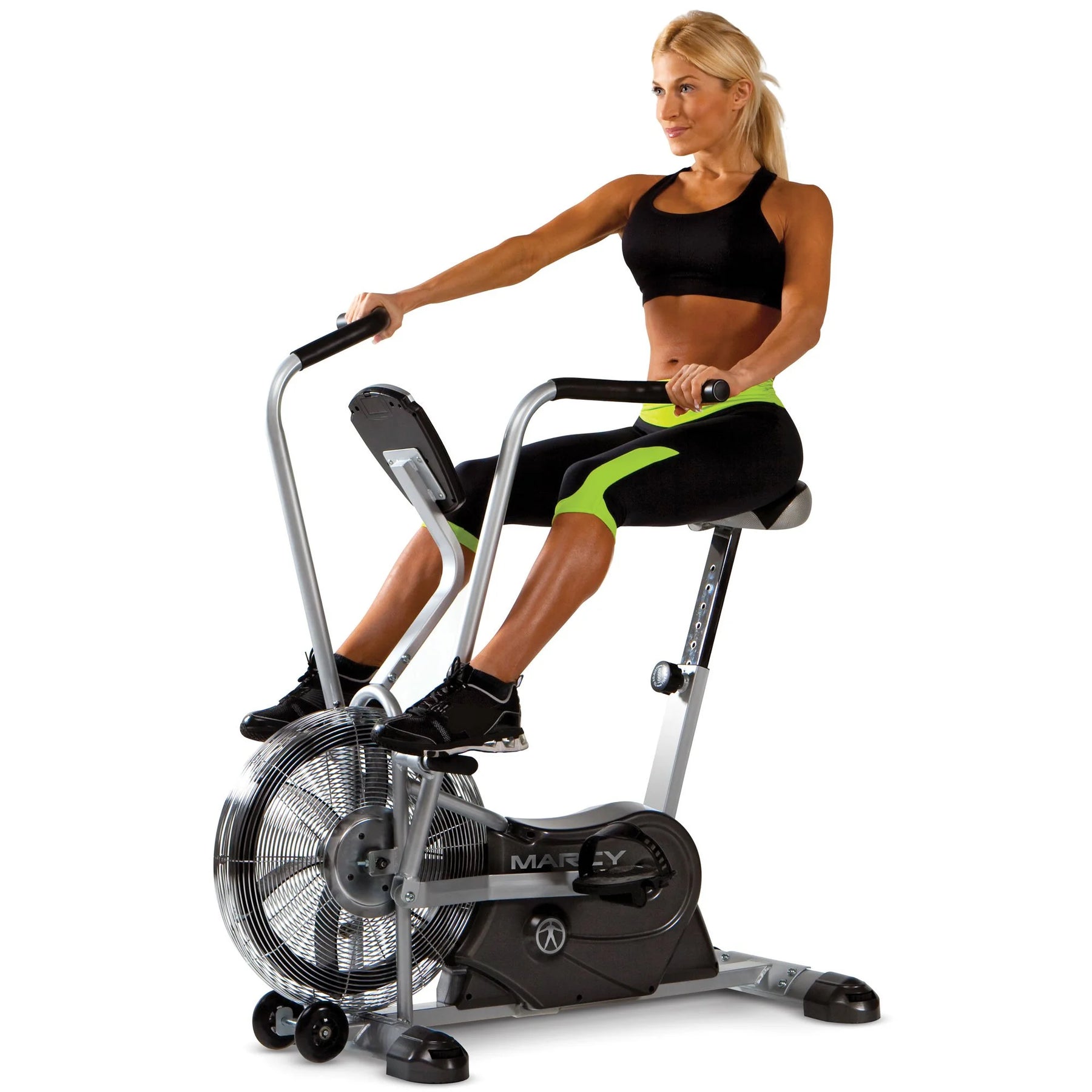 Marcy Air Cardio Fitness Training Equipment Fan Workout Bike with Exercise Arms AIR - 1 - Product image 2