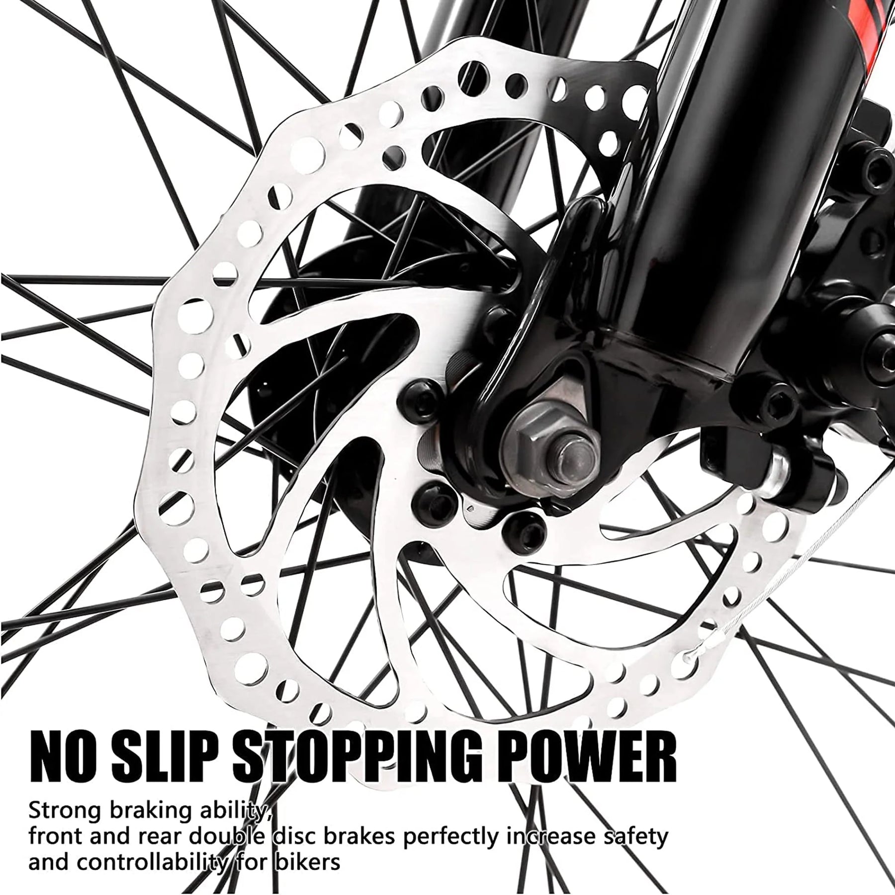 Mountain Bike, Shimano 21 Speeds Drivetrain, Stainless Steel Frame 26 in Wheels - Product image 4